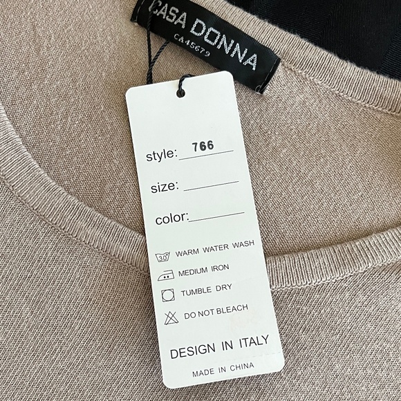 Casa Donna long sleeve Tunic/Sweater New with tags - Size M - Picture 9 of 13